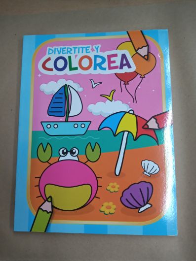 Divertite y Colorea 6 - Libro para pintar