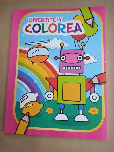 Divertite y Colorea 5 - Libro para pintar